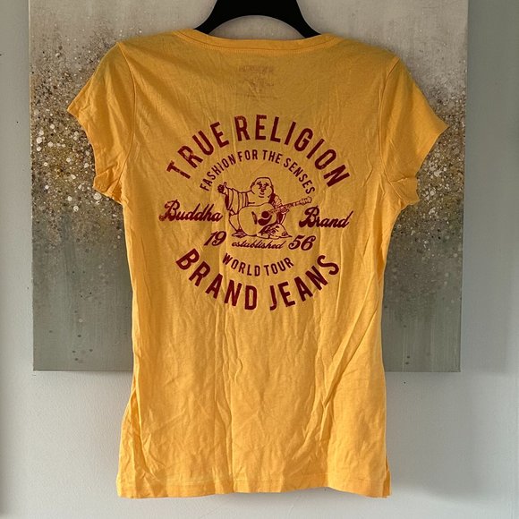 🇺🇸 True Religion Velvet Buddha Logo T-Shirt (NWOT) - Picture 8 of 12